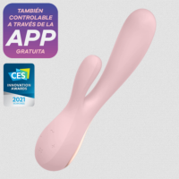 Vibrador Satisfyer Mono Flex con APP. Rosa
