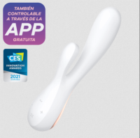 Vibrador Satisfyer Mono Flex con APP. Blanco