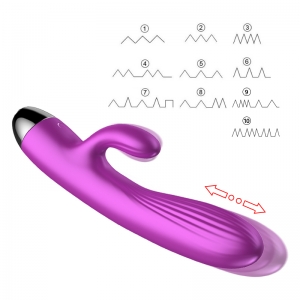 VIBRADOR DE SILICON BRILLIANT X7 RECARGABLE 