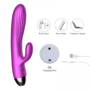 VIBRADOR DE SILICON BRILLIANT X7 RECARGABLE 