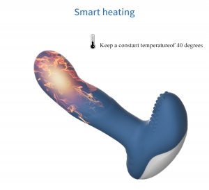 VIBRADOR TERMICO RECARGABLE  PUNTO G, PROSTATA