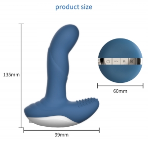 VIBRADOR TERMICO RECARGABLE  PUNTO G, PROSTATA